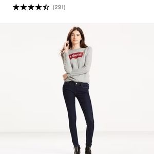 Super skinny 535 dark wash jeans - sold out on Levis
